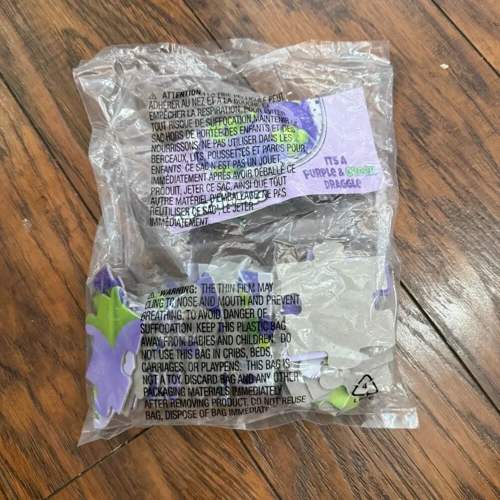 Hatchanimals, Purple and Green Draggle Puzzle, Sealed, Egg Gift Toy 2017 Version